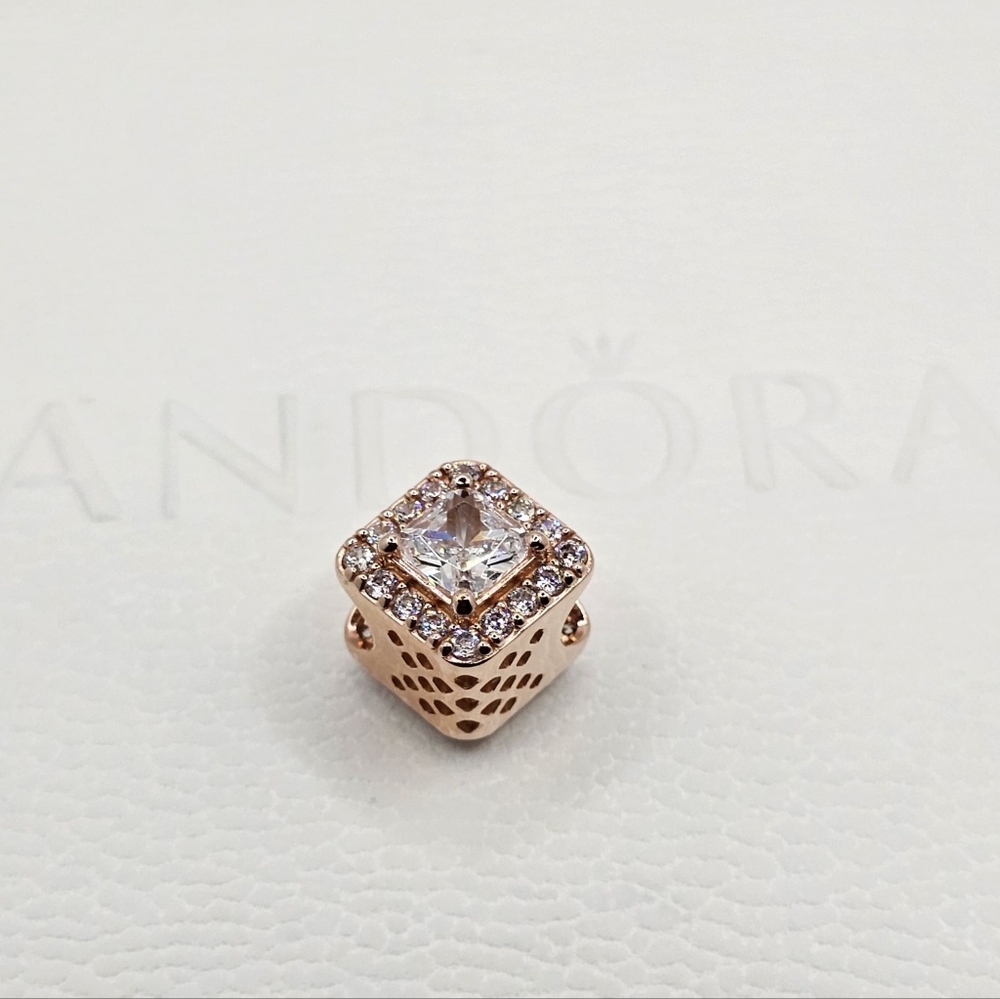 🎁Authentic Pandora ROSE GEOMETRIC CHARM - Picture 9 of 10